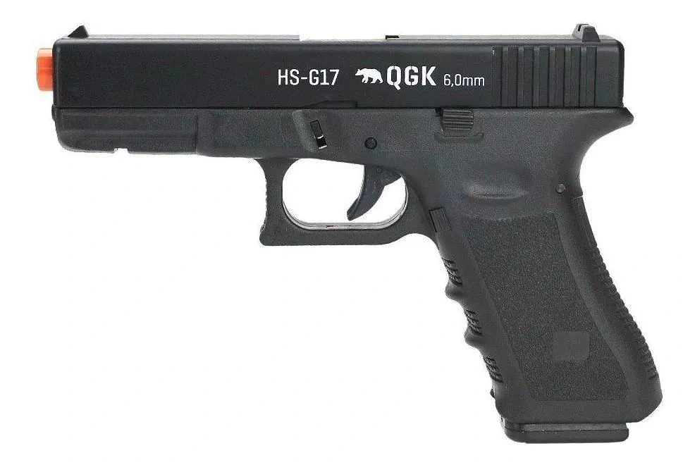 PISTOLA DE AIRSOFT SPRING HS-G17 6MM - QGK