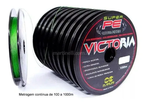 Linha Multifilamento Victoria 65 lb 0.50 mm 29.5kg 100M