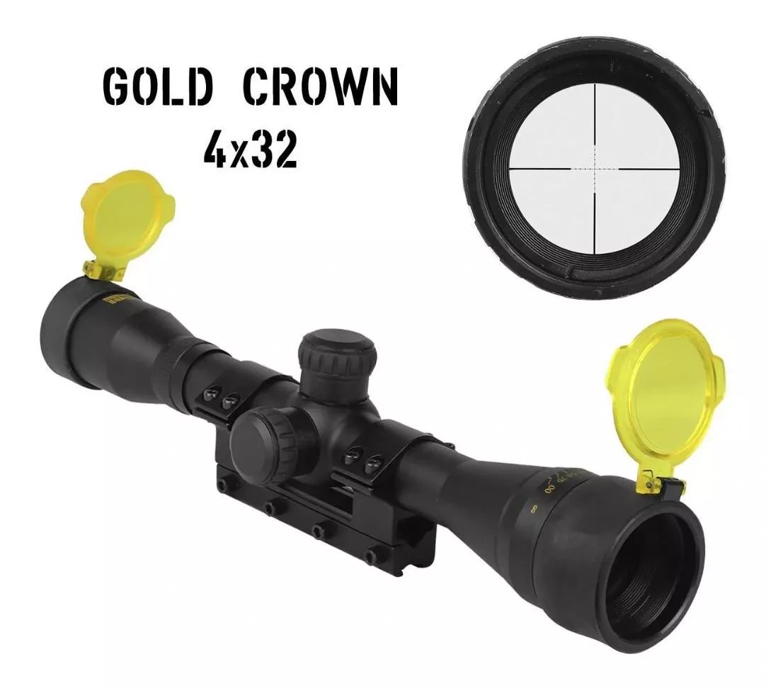 Luneta Mira Telescópica Rossi Gold Crown 4x32 11mm