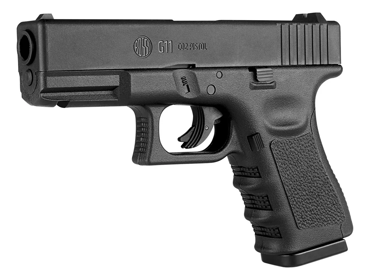 Pistola Pressão Glock Co2 Rossi G11 6mm