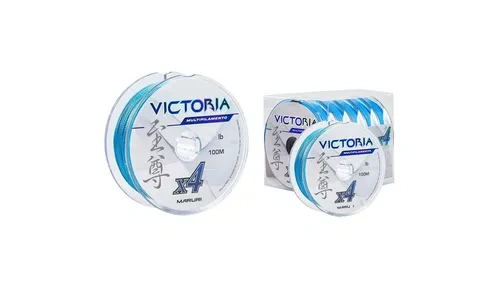 Linha Multifilamento Victoria X4 11kg/0.18mm 24lbs 100M Azul