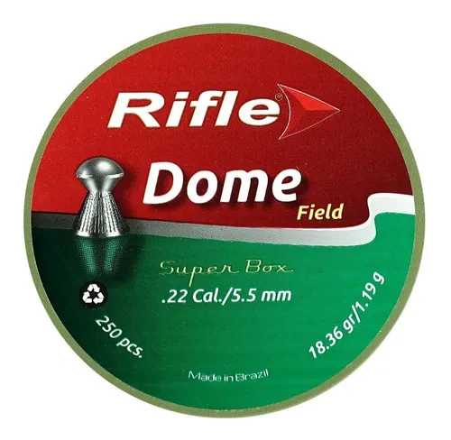 Chumbinho Rifle Dome Field 18.36gr Cal. 5.5mm 250 Unidades