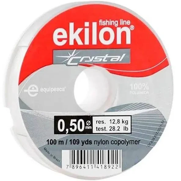 Linha De Pesca Nylon 0,50mm X 100mt - Ekilon -