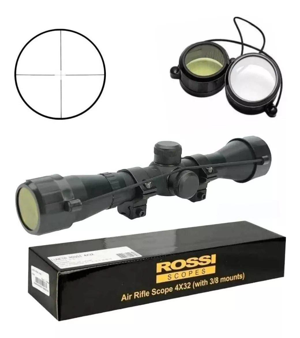 Luneta Rossi 4x32 Poly Mount 3/8 - 11mm.