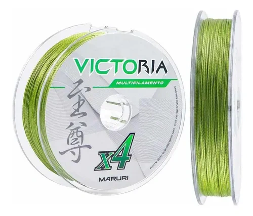 Linha De Pesca Multifilamento4 Fios Verde 100M 1 un