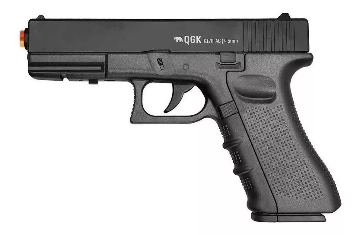 Pistola Pressao Airgun Co2 K17ll Ag 4,5mm Full Metal Qgk