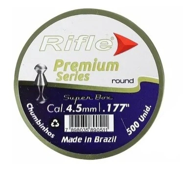 Chumbinho Rifle Round Cal:4,5mm .177 CAL.